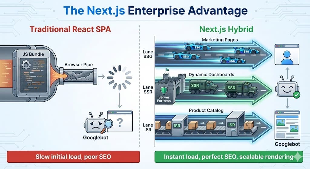 Why Next.js is the Best Choice for Enterprise Web Applications